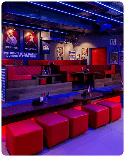 Sports bar seating