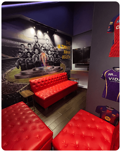 Sports bar atmosphere