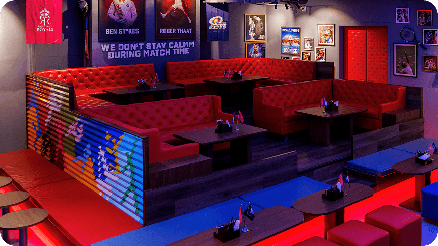 Sports bar stadium